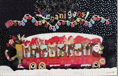 Shenanigans Collage Pattern by Laura Heine