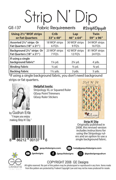 Strip N Dip Pattern