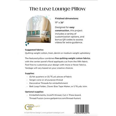 Luxe Lounge Pillow Pattern