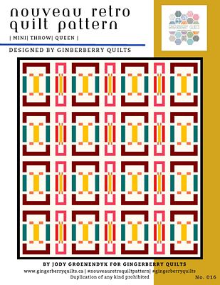 Nouveau Retro Quilt Pattern