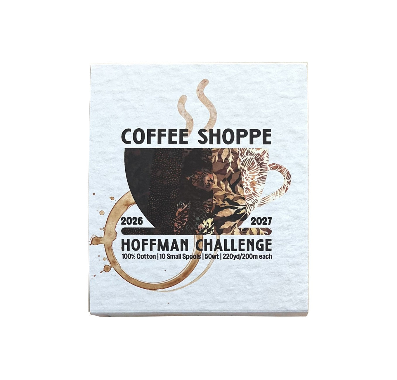 Coffee Shoppe by Hoffman California Fabrics — Aurifil 50wt Thread Set, 10 Spools