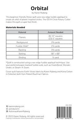 Orbital Quilt Pattern