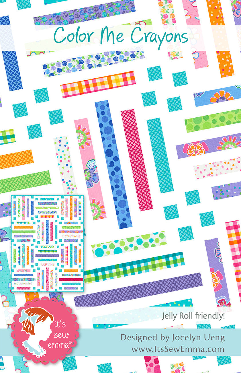 Color Me Crayons Quilt by It's Sew Emma