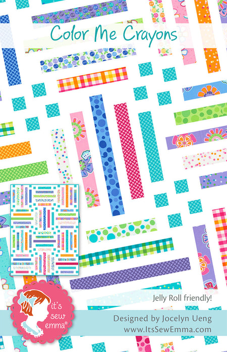 Color Me Crayons Quilt by It's Sew Emma