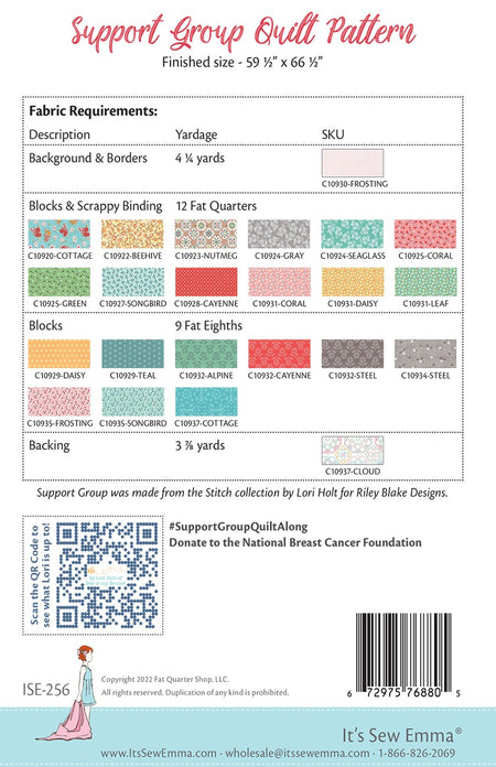 Support Group Quilt Pattern
