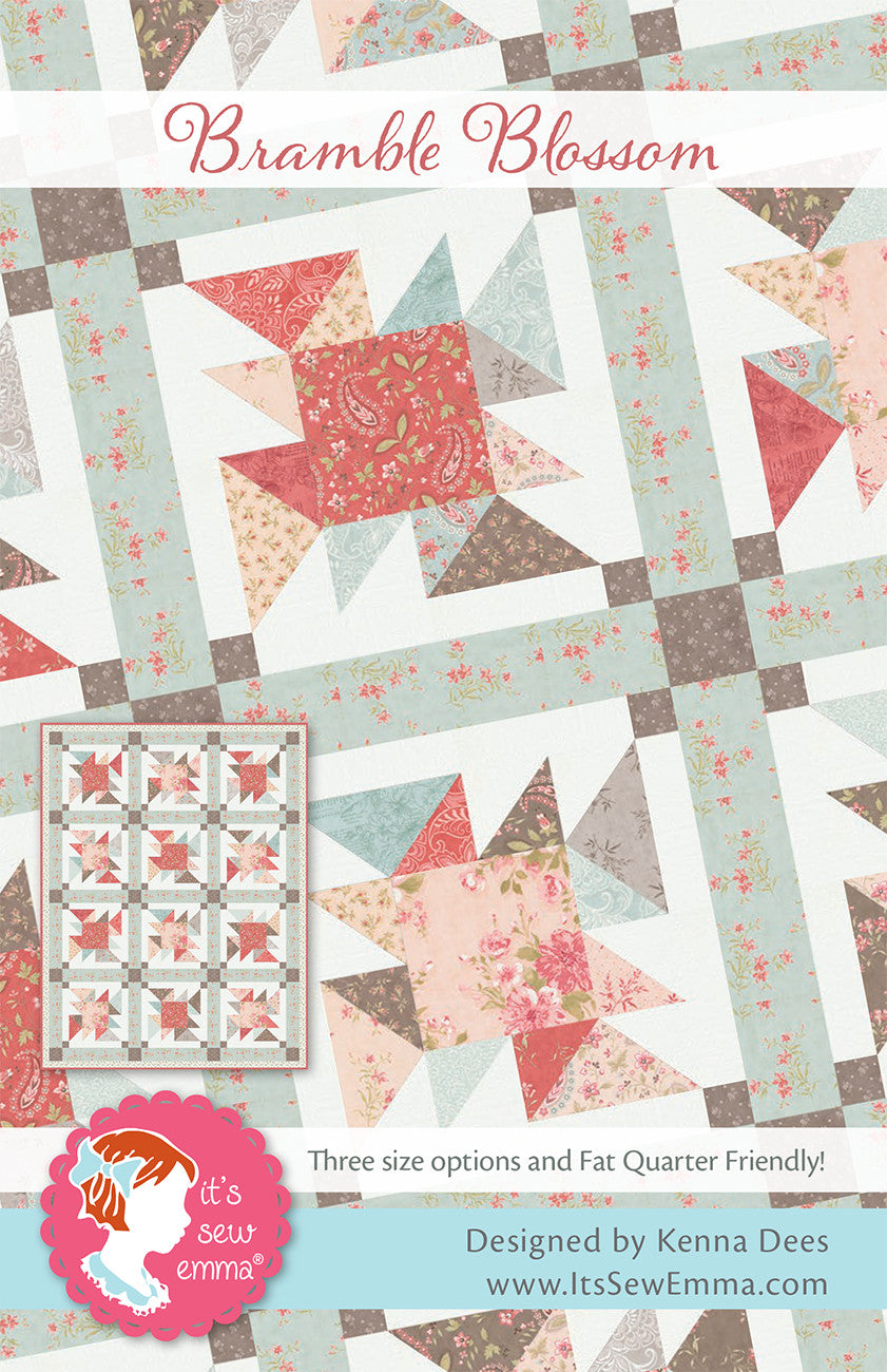 Bramble Blossom Quilt Pattern by It’s Sew Emma
