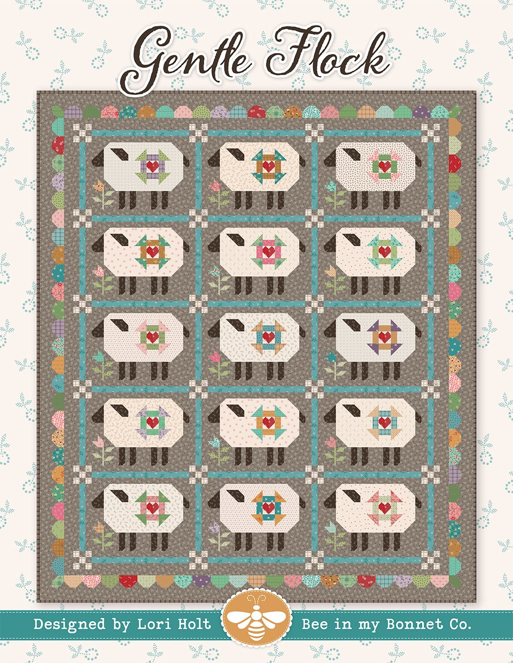 Gentle Flock Quilt Pattern by Lori Holt of Bee