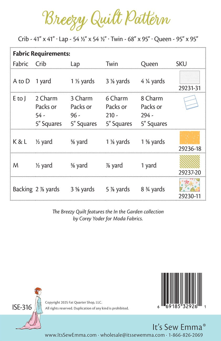 Breezy Quilt Pattern