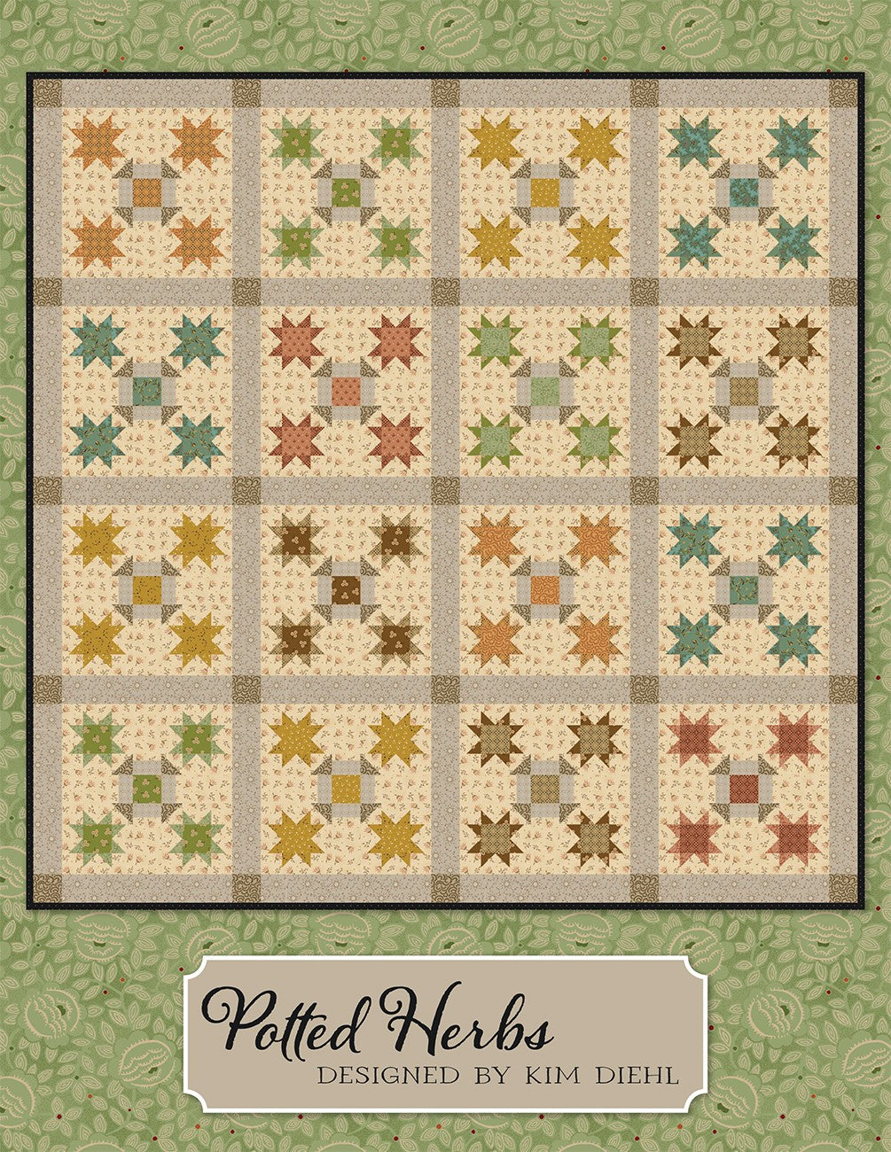 Potted Herbs Quilt Pattern
