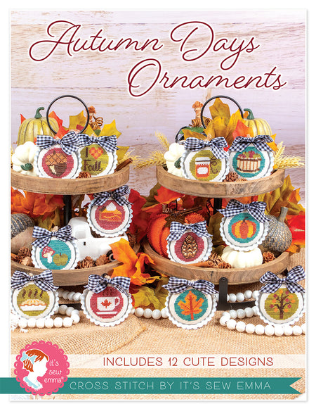 Autumn Day Ornaments Cross Sttich Pattern