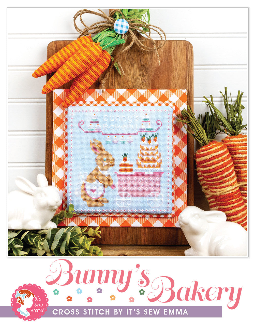 Bunny's Bakery Cross Stitch Pattern