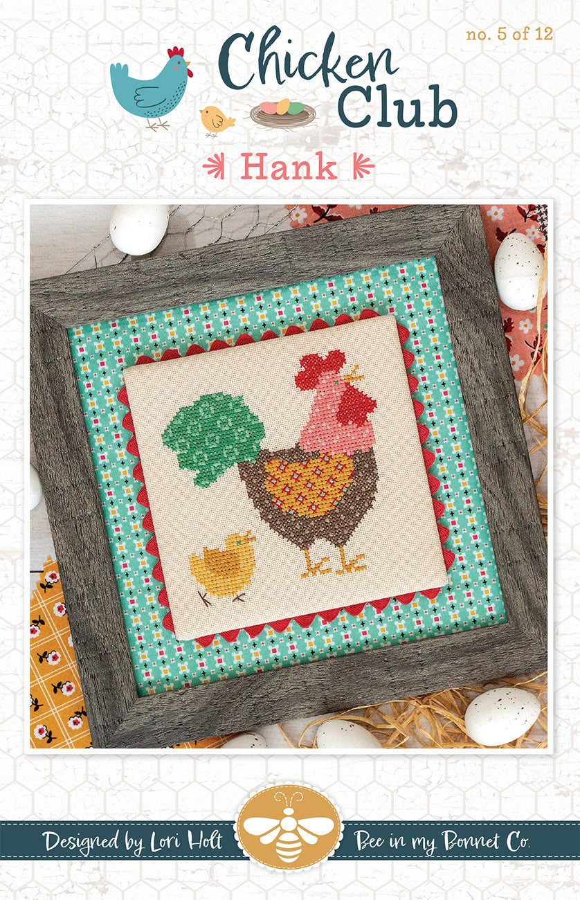 Chicken Club #5 Cross Stitch Pattern