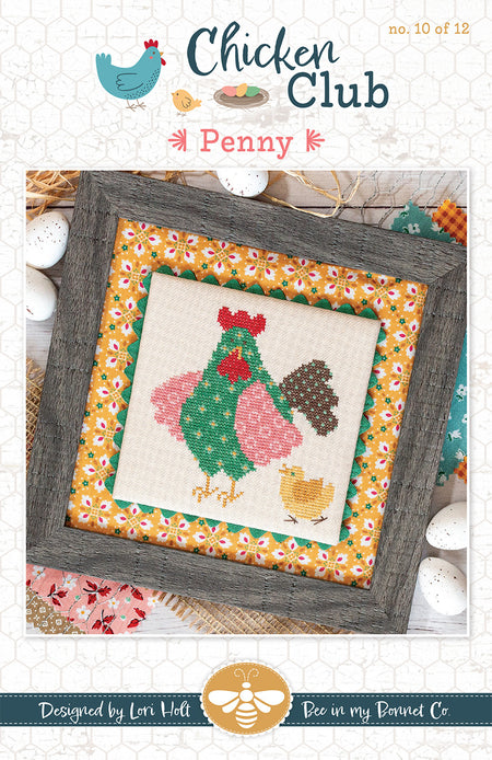 Penny Chicken Club #10 Cross Stitch