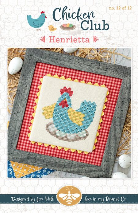 Henrietta Chicken Club #12 Cross Stitch Pattern