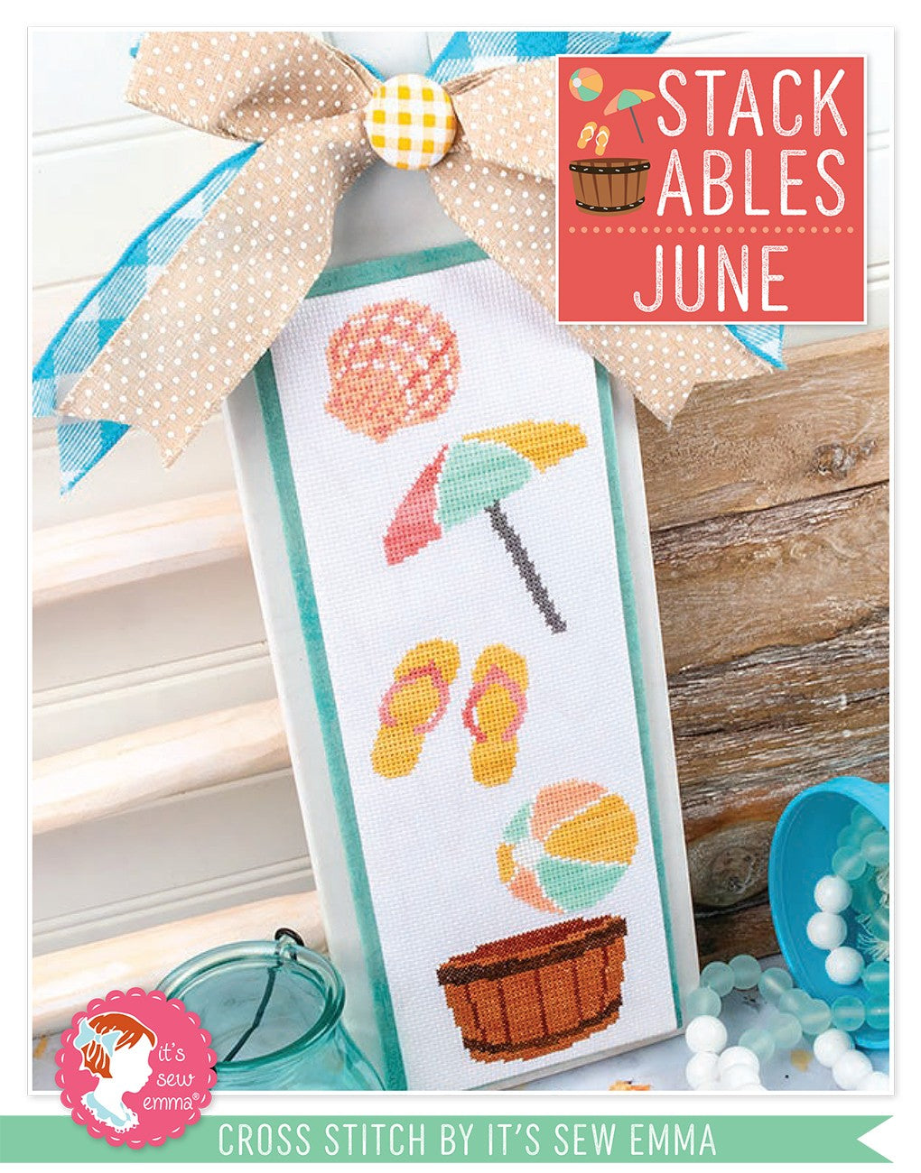 June Stackables Cross Stitch Pattern