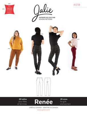 Renee  Ponte Pants Pattern