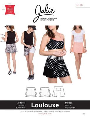 Loulouxe Skirt with Shorts Pattern