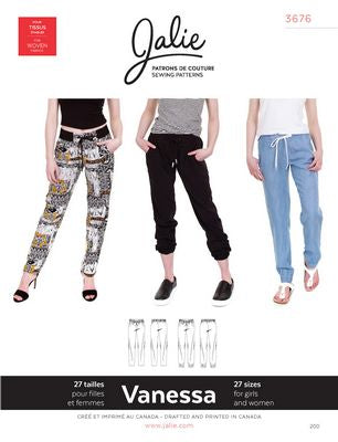 VANESSA Fluid Pants Pattern