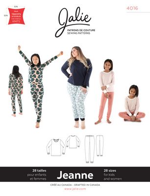 Jeanne  Knit PJ Set Patterns