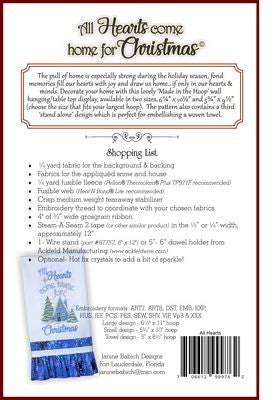 All Hearts Come Home for Christmas Table Top Dis