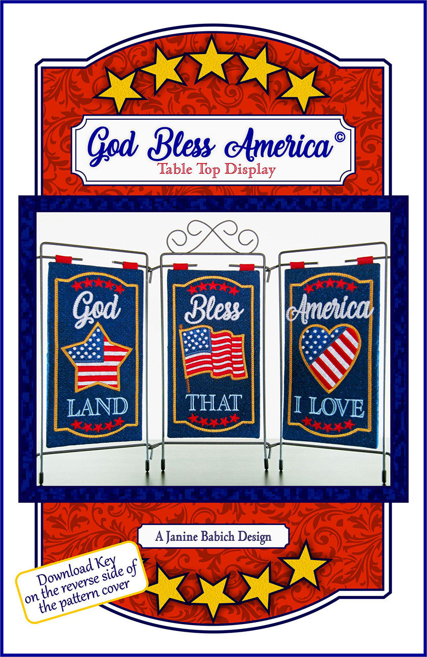 God Bless America Table Top Display