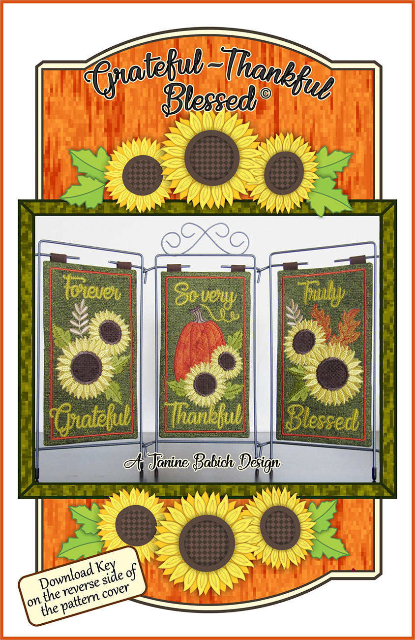Grateful, Thankful, Blessed Table Top Display