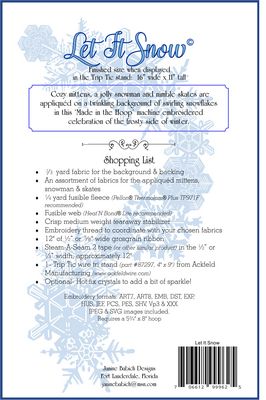 Let It Snow Table Top Display