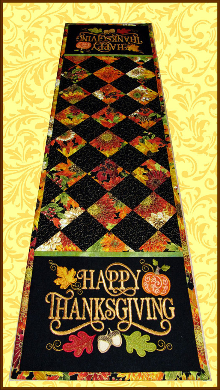 Happy Thanksgiving Wall Hanging & Table Runner