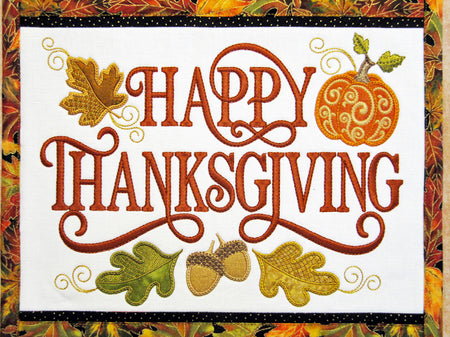 Happy Thanksgiving Wall Hanging & Table Runner