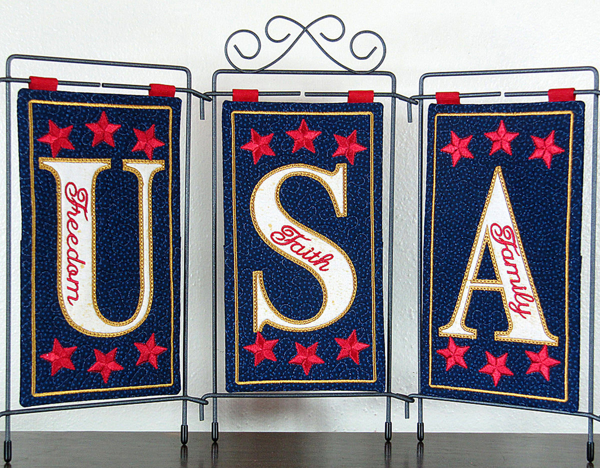 USA Table Top Display