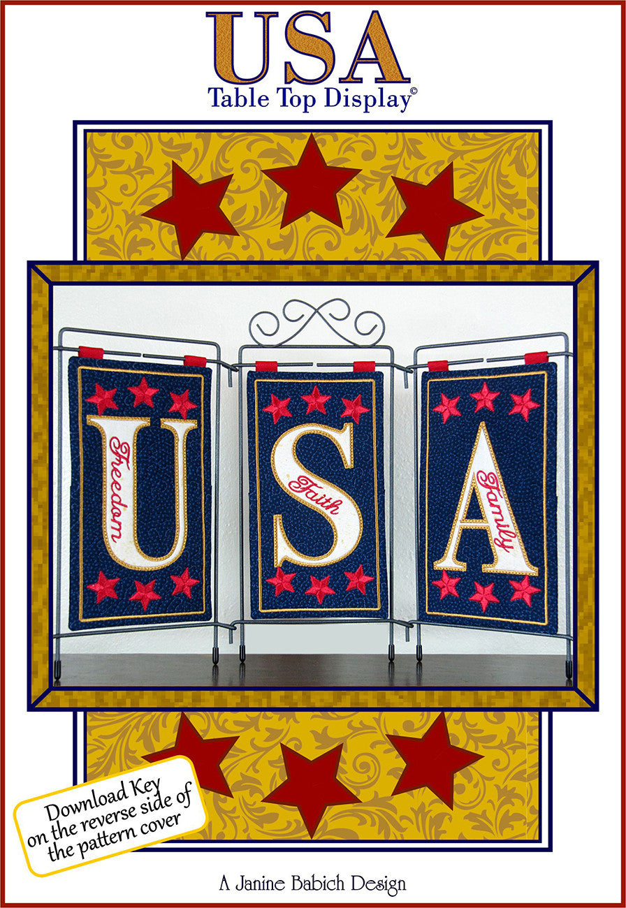 USA Table Top Display