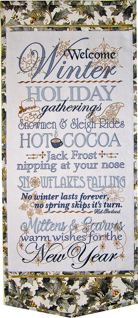 Winter Wishes Wall Hanging