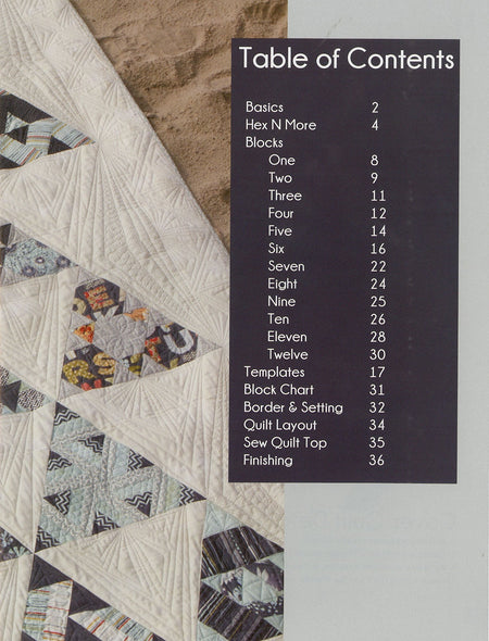 Toes in the Sand Block of the Month Pattern