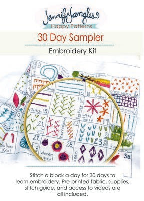 30 Day Sampler Embroidery Kit