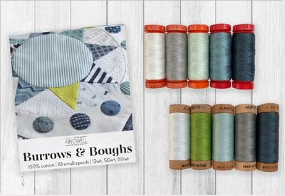 Aurifil Jen Kingwell Burrows & Boughs Thread Set 10ct