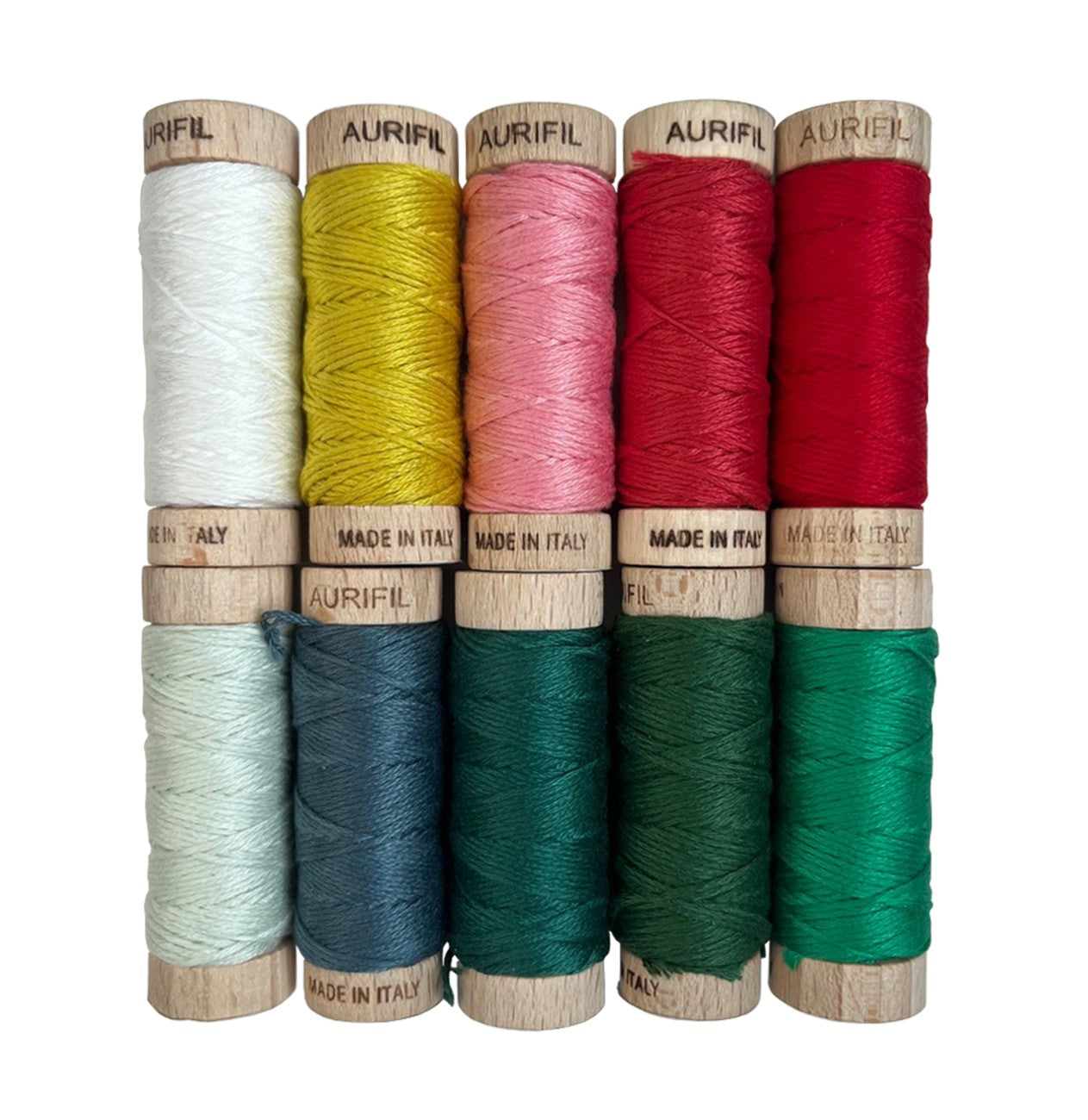 Nutcracker Tradition by Jennifer Long — Aurifil Thread Set, 10 Spools