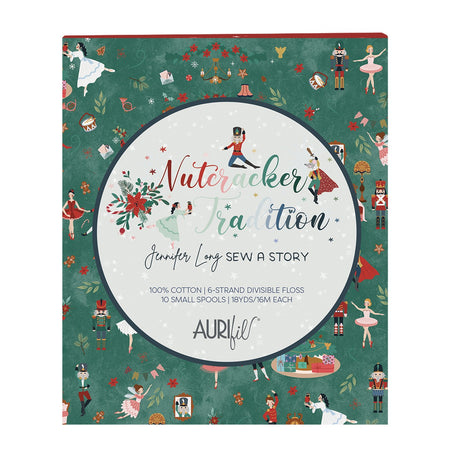 Nutcracker Tradition by Jennifer Long — Aurifil Thread Set, 10 Spools