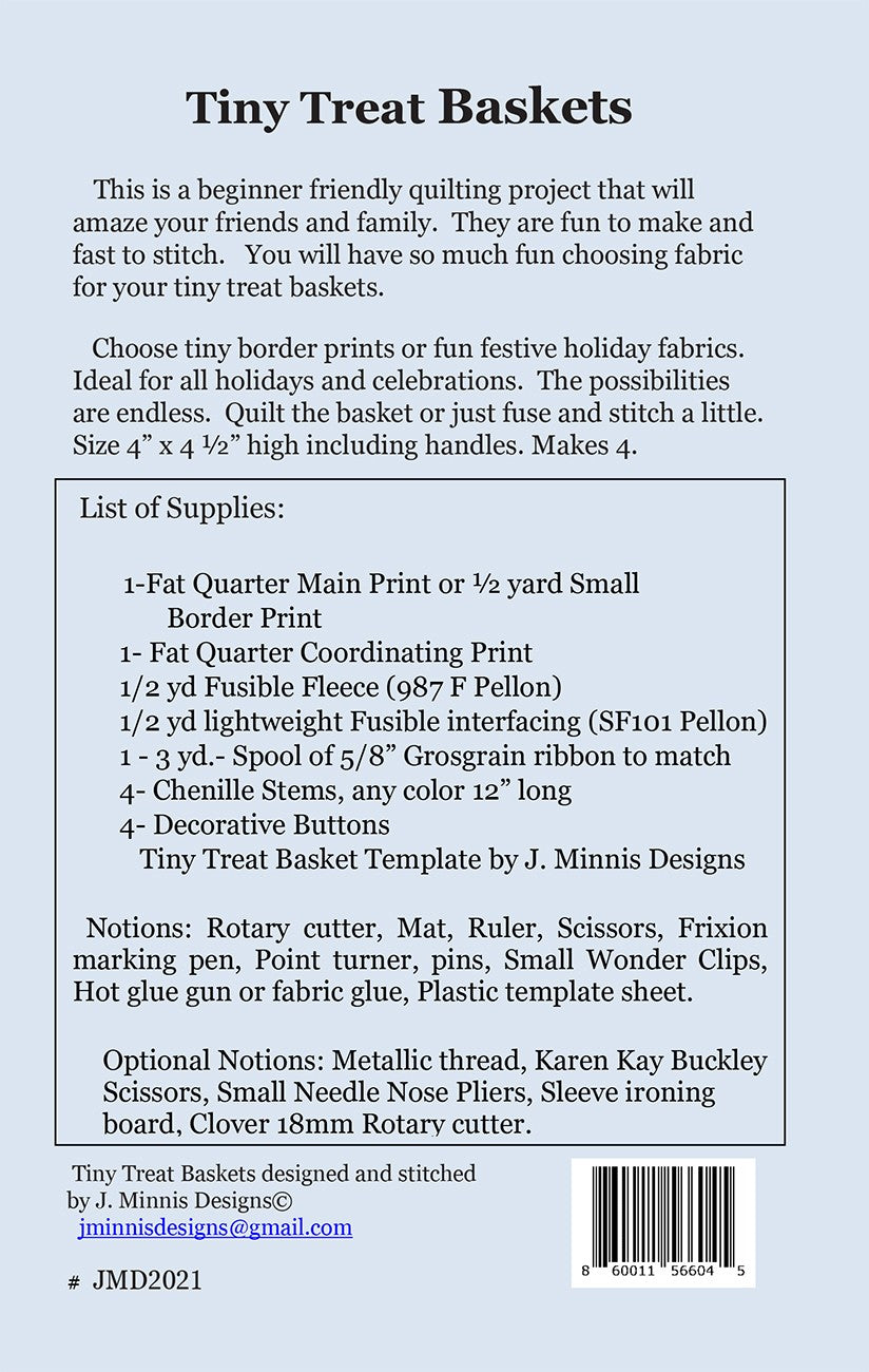 Tiny Treat Baskets Pattern