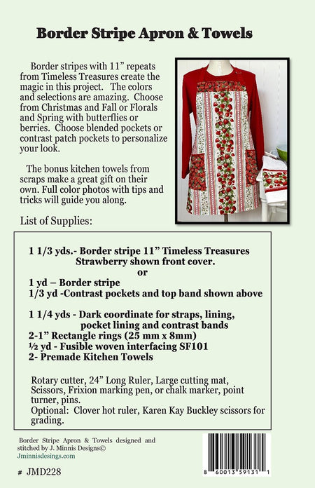 Border Stripe Apron & Towels