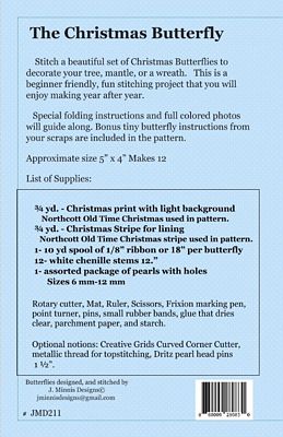 The Christmas Butterfly Pattern