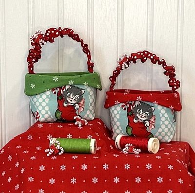 Tiny Treat Baskets Pattern "TEMPLATE"