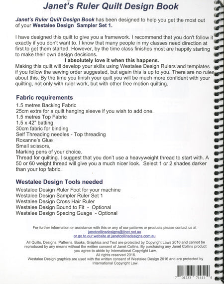 Janet's Ruler Quilt Design Book