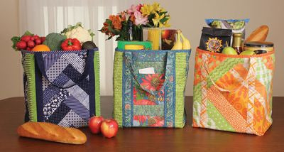 QAYG Utility Shopper's Totes 3 pack Pattern