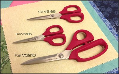 Kai 5000 Series 3 Piece Scissors Set Very Berry