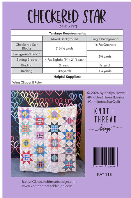Checkered Star Pattern
