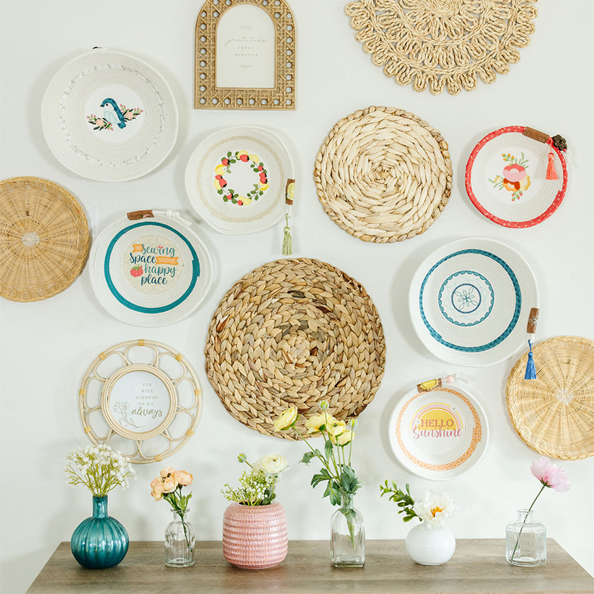 Happy Place Embroidery Project
