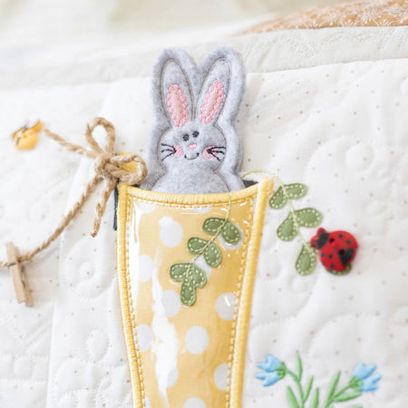 Hoppin' Down The Bunny Trail Bench Pillow Pattern