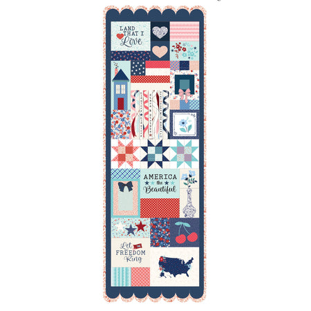 Star-Spangled Beauty Ladder Quilt
