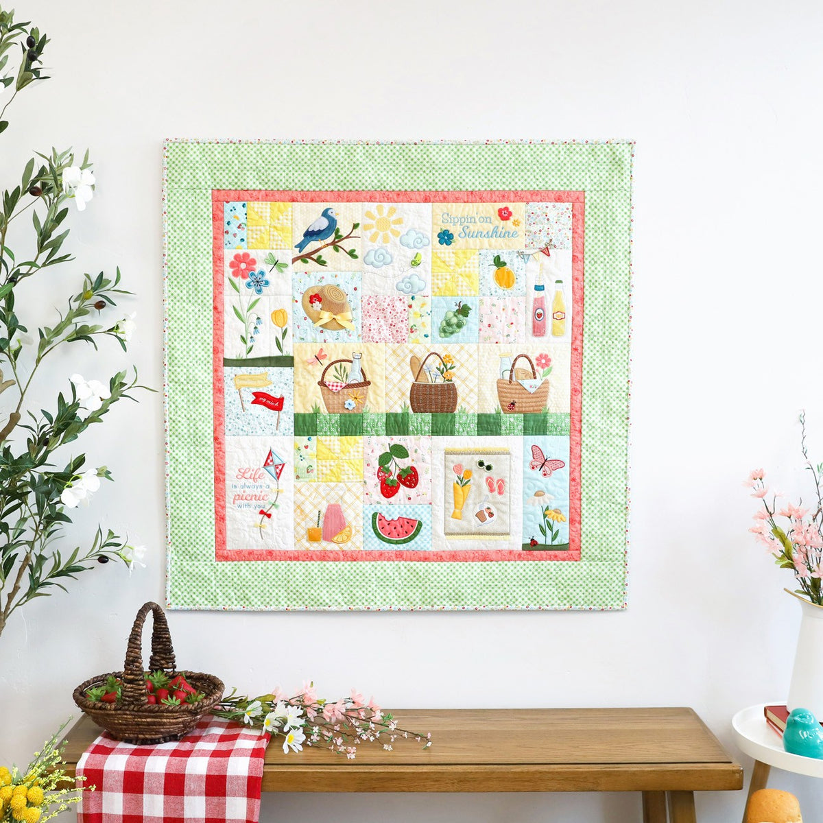 Sippin' on Sunshine Feature Quilt