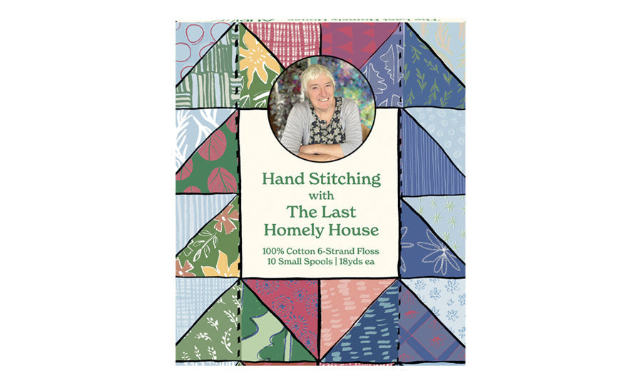 Hand Stitching with The Last Homely House by Kate Jackson — Aurifil Floss Thread Set, 10 Skeins